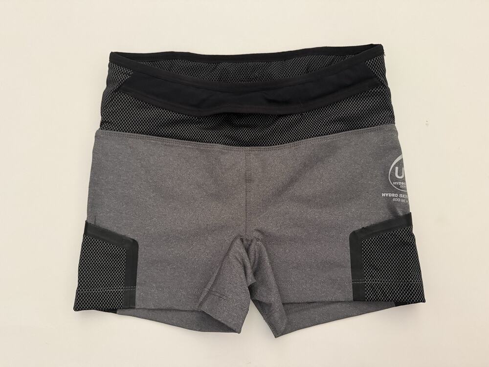 Ultimate Direction Hydro Skin Short XS Gray Running Hydration Shorts NWT